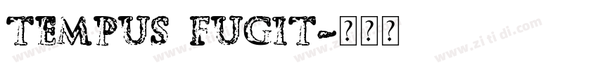 Tempus Fugit字体转换